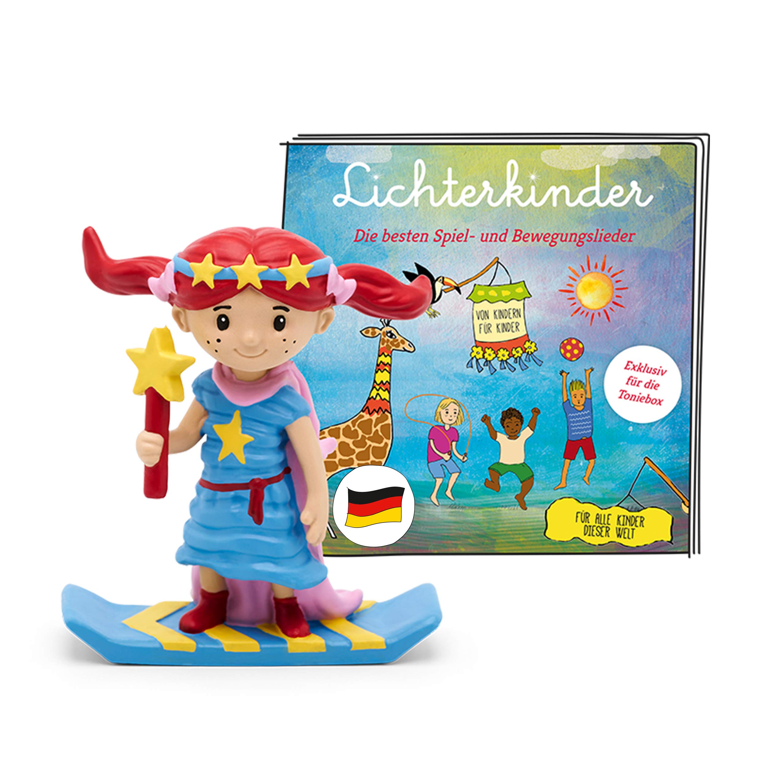 tonies Hearing Figure for Toniebox, Lichterkinder - Best of Album of the Most Popular Play and Motion Songs, Children's Songs for Children from 3 Years, Playing Time Approx. 50 Minutes