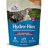 Manna Pro Hydro-Hen Poultry Supplement, Digestive &amp; Probiotic, 20 oz | Electrolyte &amp; Probiotic Supplement, Supports Hydration &amp; Digestion, For Chickens, Ducks, Turkeys, Poultry &amp; Waterfowl