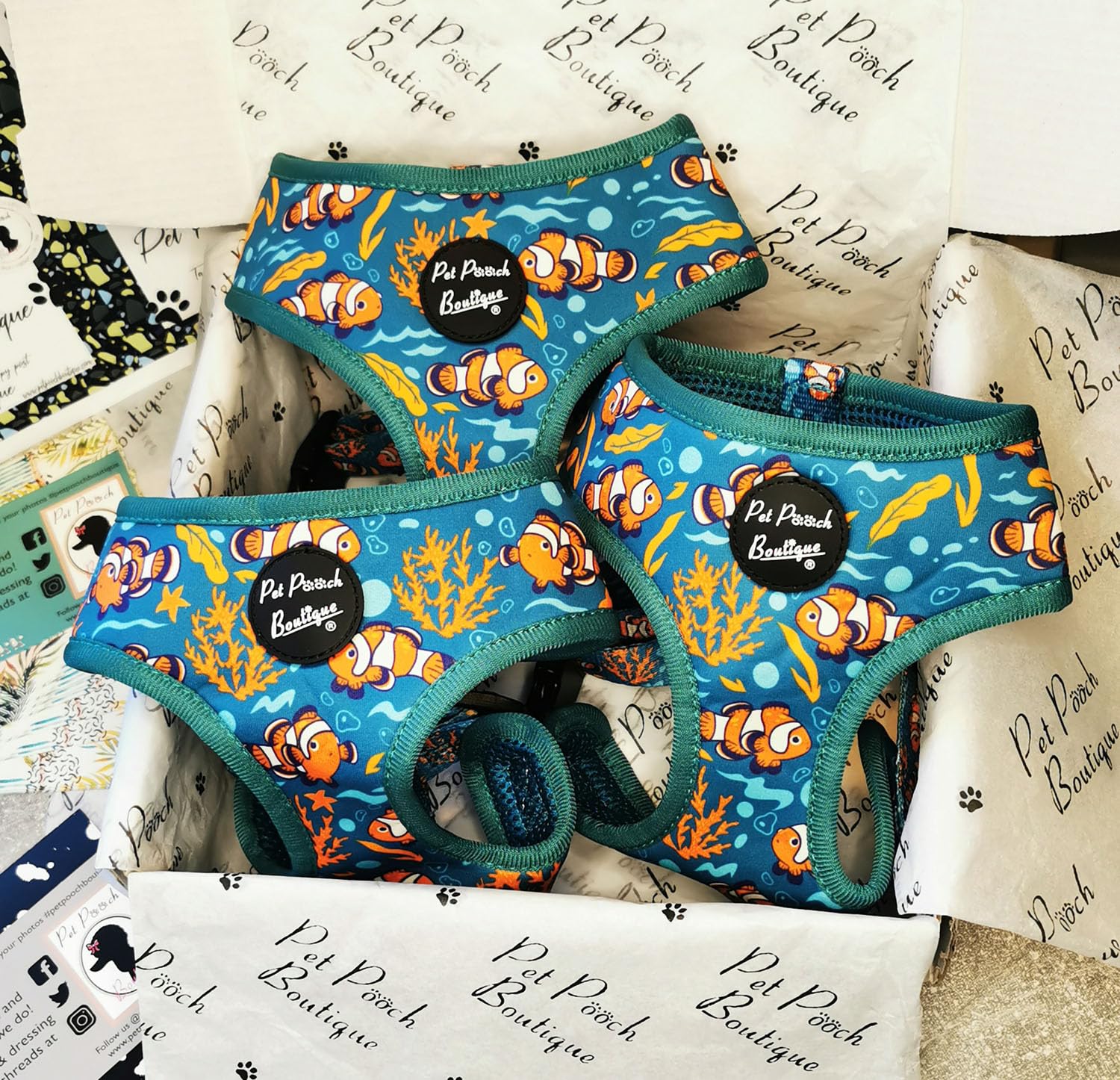 Under The Sea Dog Harness XS