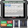 Autel MaxiSys MS909EV: 2025 Version Same as MS Ultra EV with High-Voltage System & Battery Pack Analysis, Intelligent Diagnostics, ECU Programming/Coing Topology Advanced MS909 ms919 MS Elite II