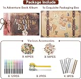 Vienrose Our Adventure Book Scrapbook Album 40 Pages DIY Memory Travel Journal view 4