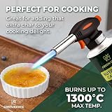 Green Haven Green Haven Blow Torch for Cooking with Piezo Ignition 4 Gas view 3