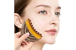 Facial Lymphatic Drainage Brush, Contour Face Massager for Chin & Neck, Soft Bristles for All Skin Types, Ergonomic Beauty To