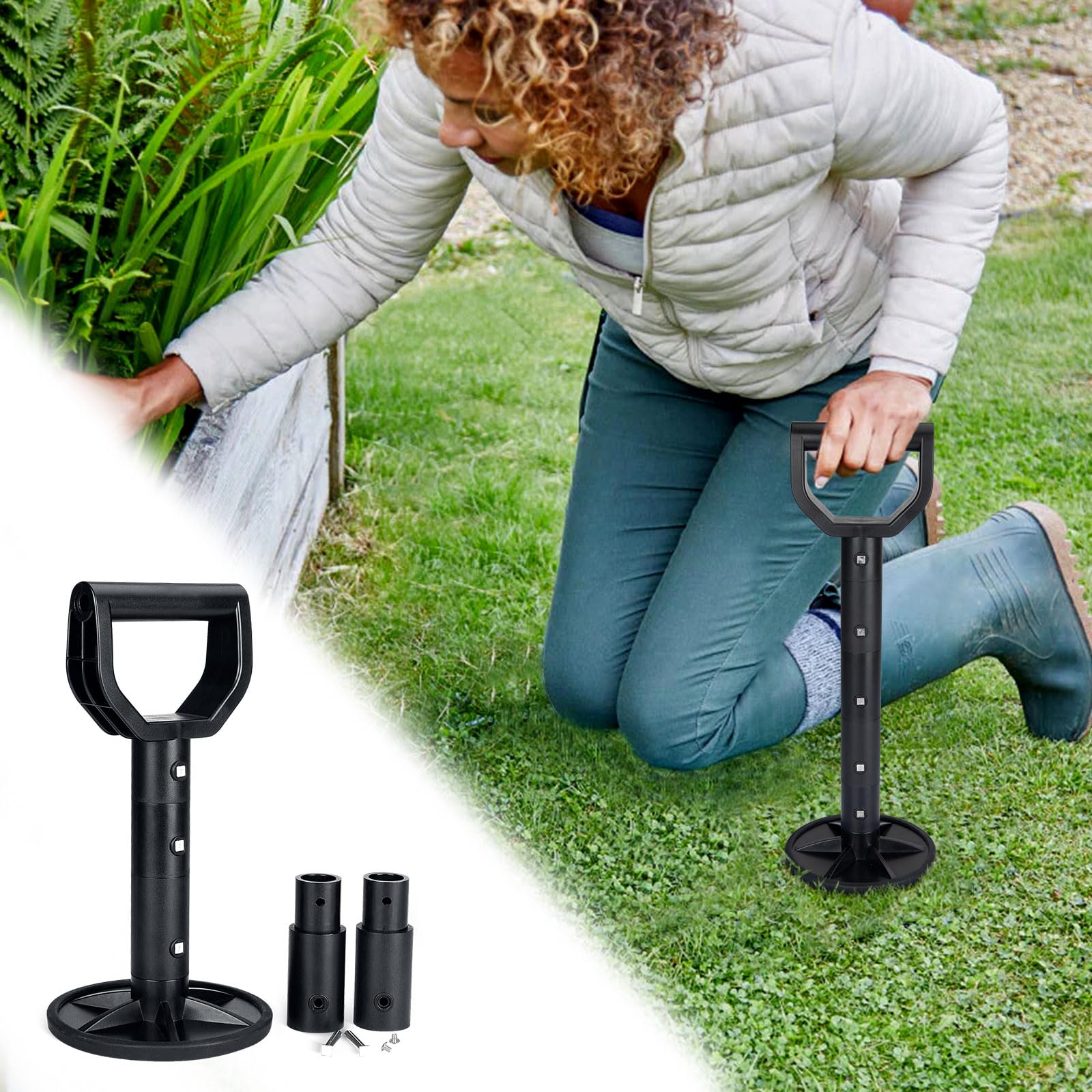 Photo 1 of Mobility Aids Tool Help Seniors Get Up from Floor/Ground, Adjustable Standing Aids & Supports Equipment to Stand up, Stand Assist Aid for Elderly for Work or Housework- (Height 7-17")
