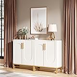 Tribesigns Modern Sideboards, Buffet Cabinet with 4