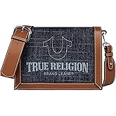 True Religion Crossbody Bag, Multi-Compartment Shoulder Purse with Adjustable Strap