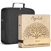 POGOLAB Portable Cajon, Multi-Tone Travel Drum Box with Storage Bag &amp; Detachable Snare Drum Strap, Exquisite Carved Patterns, Beautiful Percussion Instrument Gift