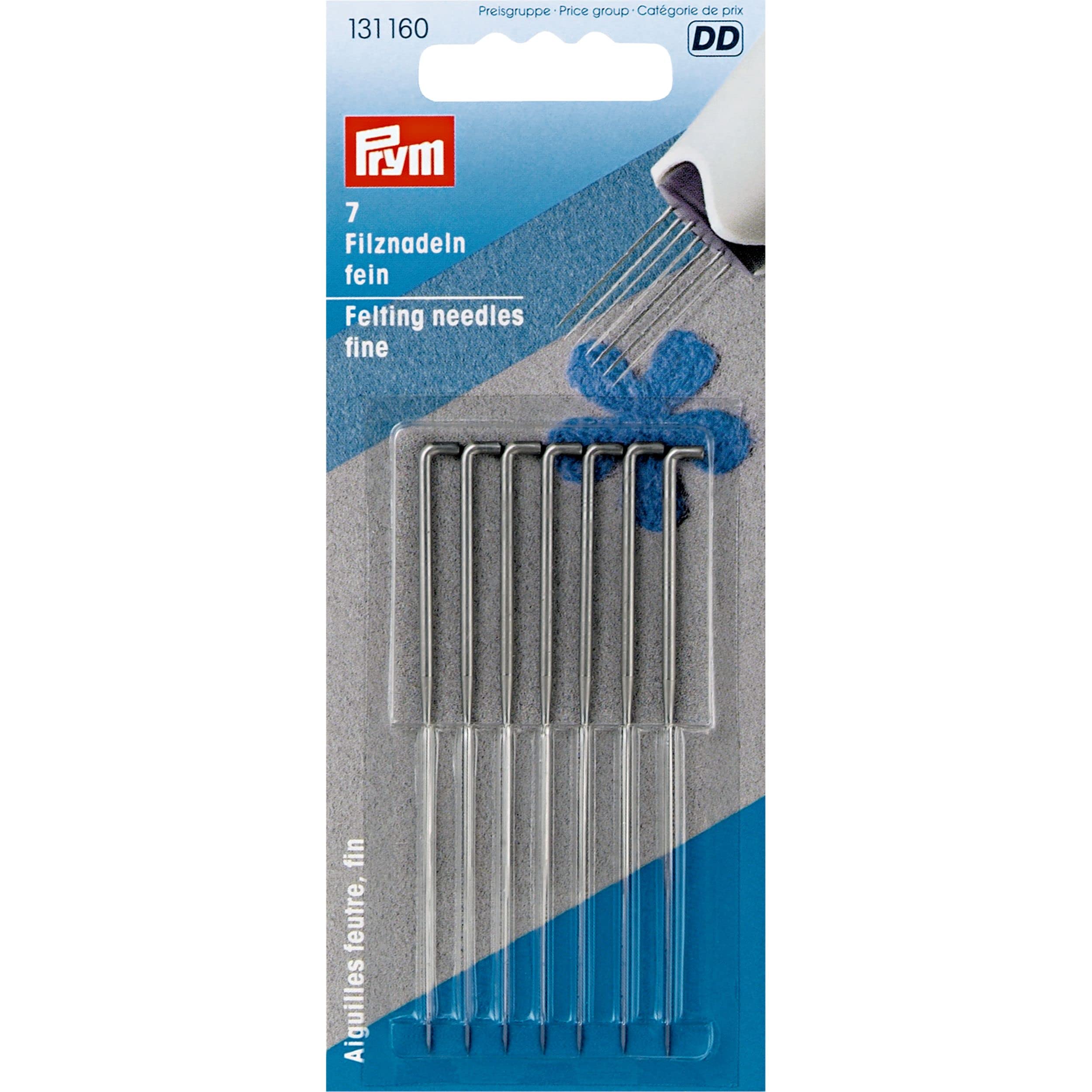 Prym - Fine Silver Felting Needles - 1 Unit