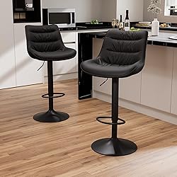Kidol & Shellder Bar Stools Set of 2 Swivel