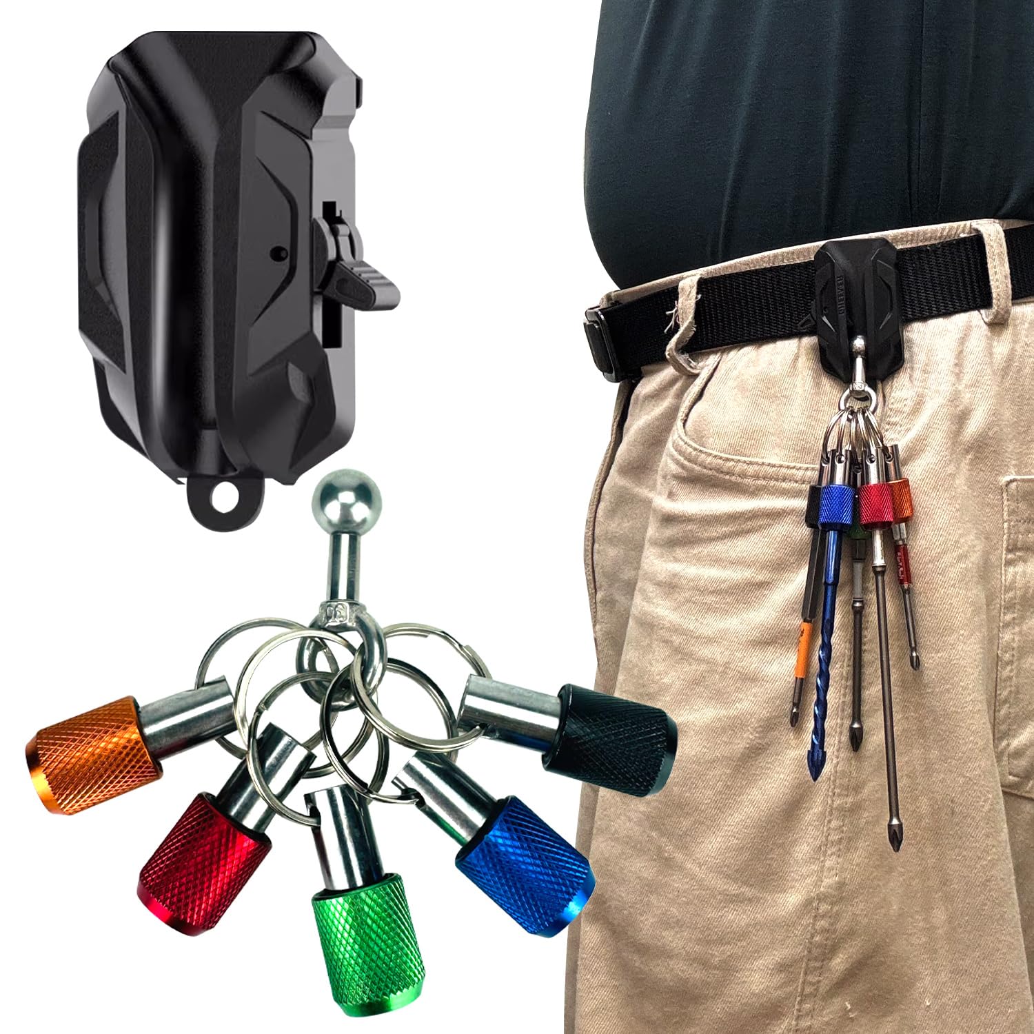 Photo 1 of [MAGG HEVI] Tool Holster - Self Locking Multi Tool Holder - Improve The Way You Carry Your Power Drill, Driver, Multitool, Pneumatic, Multi-Tool and More on Your Belt