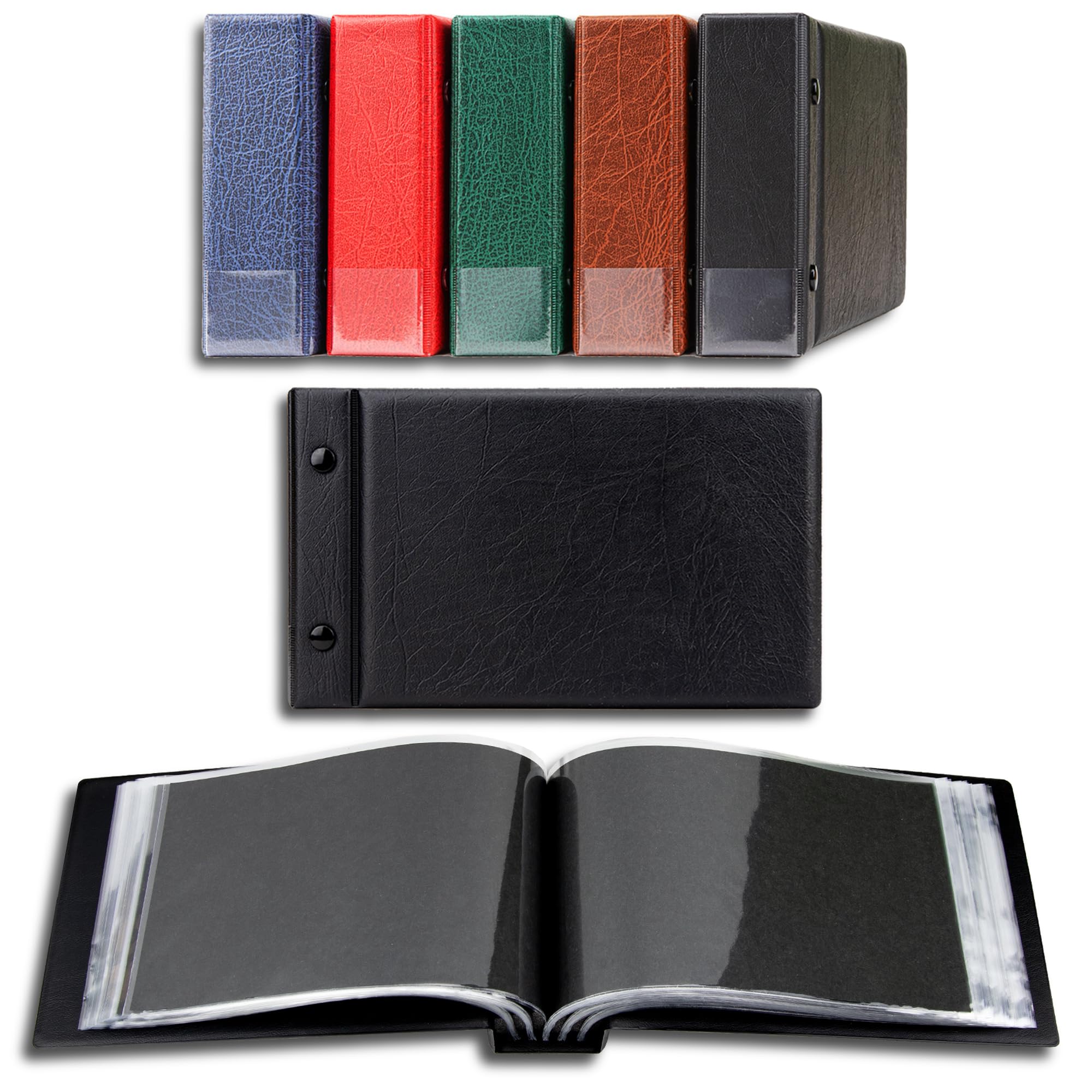 Prophila small album for 100 postcards and letters up to 190 x 125 mm, black