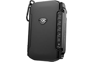 VAULTEK LifePod X Micro Weatherproof Electronic Lockbox Secure Travel Case Rugged Mini Portable Case with Backlit Keypad (Covert Black)