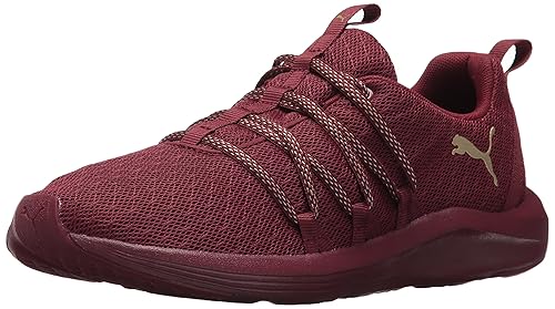 PUMA Women's Prowl Alt Knit Mesh Wn Sneaker cordovan-metallic gold 8.5 M US  in Oman | Whizz Fashion Sneakers
