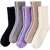 Eyean Womens Fuzzy Fluffy Slipper Socks Warm Winter Soft Thermal Plush Casual Sleep Cozy Home Socks
