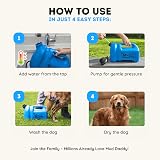 Mud Daddy 8 Litre Portable Pet Wash Device Blue Muddy Walks Grooming view 7