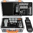 Hard Case for DJI Air 3S/Air 3 - Waterproof Carrying Cases, Portable Storage Bag Fits for DJI Fly More Combo, RC 2/RC-N2/RC-N3 Controller, Batteries, Charger, Cables, Accessories (Only Gray Case)