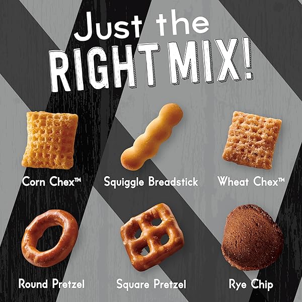 CHEX MIX BOLD PARTY BLEND SAVORY SNACK MIX, SNACKS, FAMILY SIZE, 13.5 OZ
