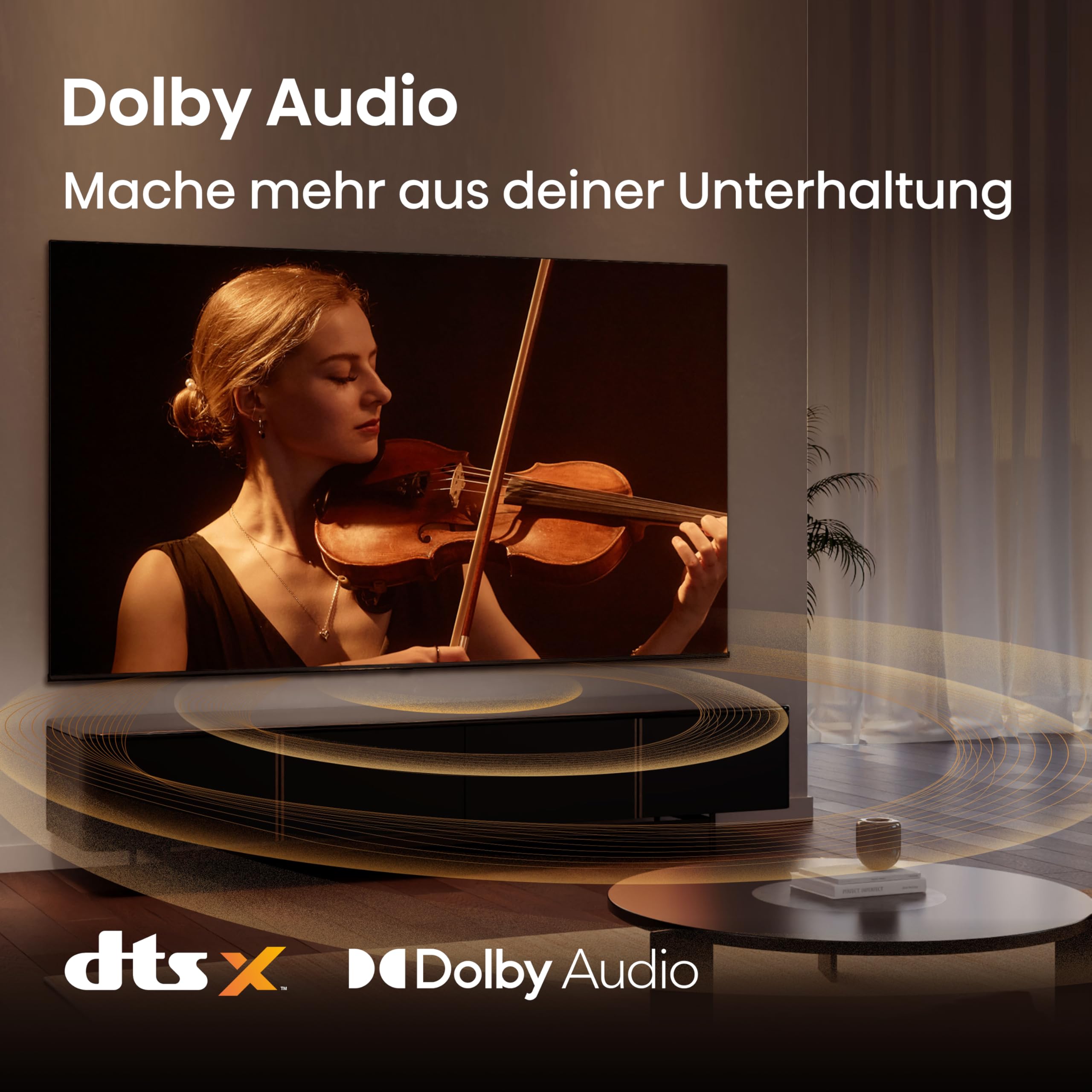 Hisense 40E4DS Fernseher 43 Zoll, 4K FHD Smart TV, Hi-View AI Engine, 60Hz Game Mode, Natural Colour Enhancer, Dolby Audio, DTS Virtual: X, Rauschunterdrückung, Airplay [2026] 4