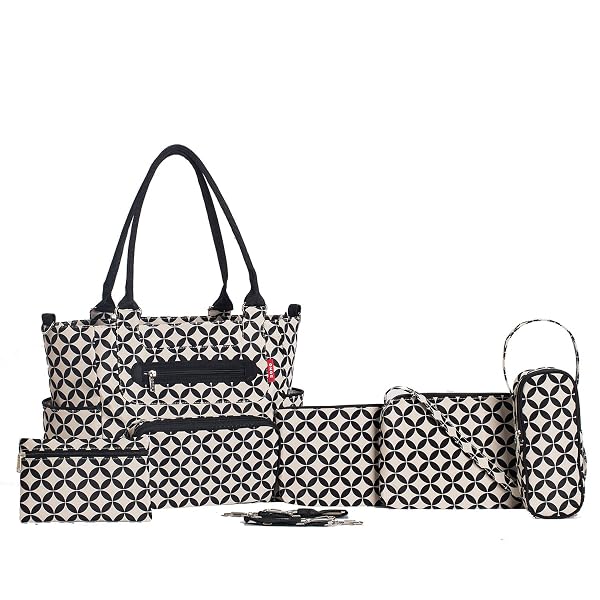 SOHO GRAND CENTRAL STATION DIAPER BAG 7PC, STARS