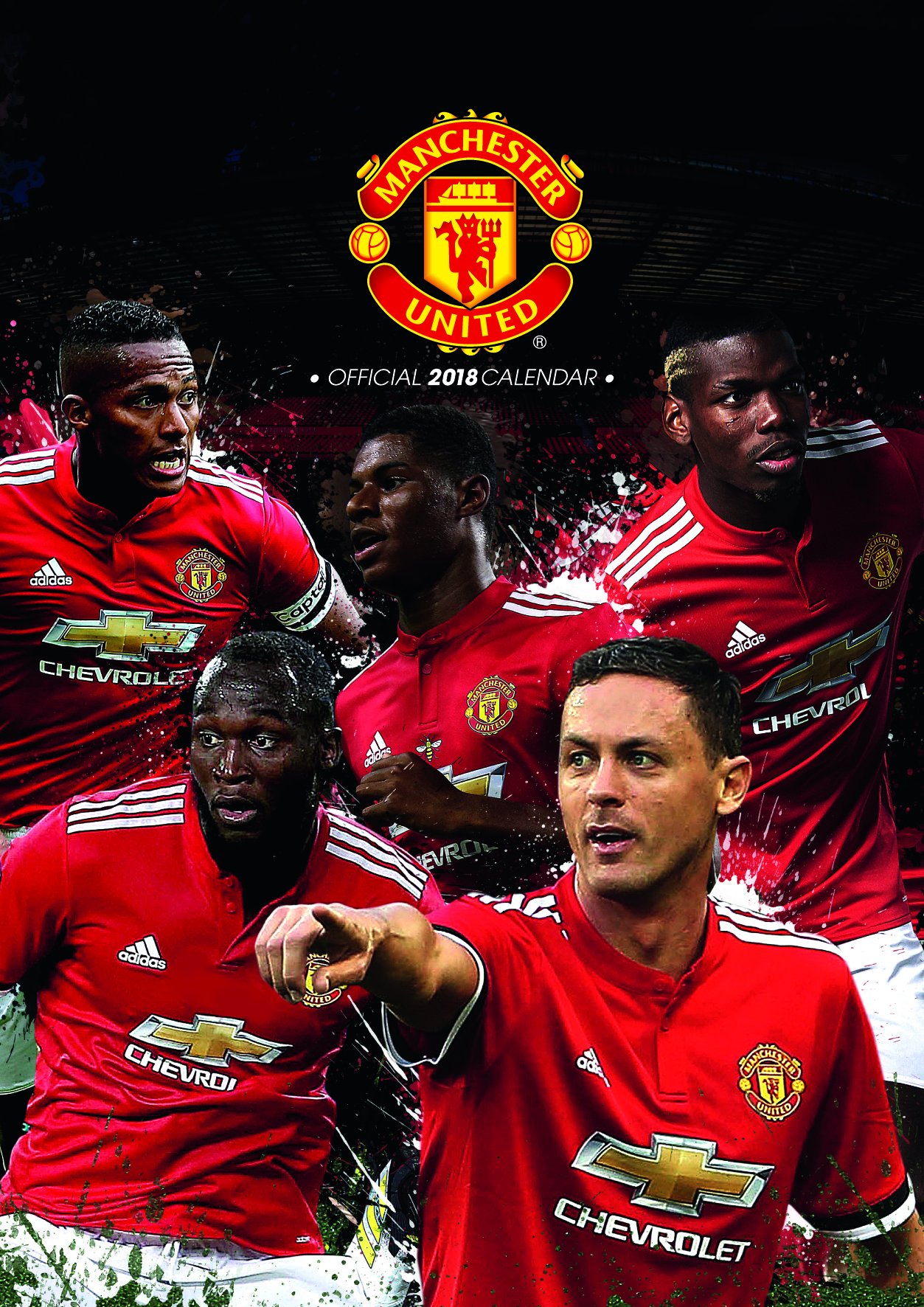 Manchester United F C Official 2018 Calendar A3 Poster Format Calendar Calendar 2018 Amazon Co Uk Manchester Utd Books