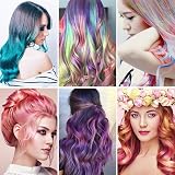 LAWOHO Hair Chalk Comb 6 Colors Temporary Dye for Adults Kids Halloween view 5