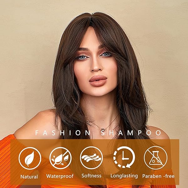 ONILYUA DARK BROWN HAIR DYE SHAMPOO, ARGAN OIL HAIR COLOR SHAMPOO FOR MEN & WOMEN, 3 IN 1 HAIR DYE SHAMPOO 16.9 FL OZ, EASY TO USE, SHAMPOO PARA CANAS FOR GRAY HAIR COVERAGE