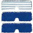 3 Pack Mop Heads Replacements for Ocedar Dual-Action Microfiber Flip Mop, Double Sided Mop Replace Head Mop Refills with Microfiber & Chenille for Dry Wet Use, Reusable, Machine Washable