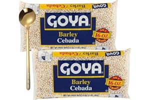 westlake art Barley Cebada, Whole Grain for Soups & Stews, Nutritious Fiber-Rich Side Dish, Easy To Cook - Bundle with Golden Stainless Steel Spoon, No Pre-Soaking Required (Pack Of 2)