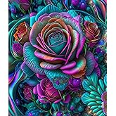Ingooood Jigsaw Puzzle 1000 Pieces - Fantasy Series - Roses Puzzle Entertainment Toys for Adult Puzzles for Home Decoration, Family Puzzle Perfect for Game Nights (January Rose)
