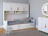 Safetots Wooden Bed Guard Grey 110cm x 38cm Pre-Assembled view 2