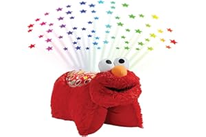 Pillow Pets Elmo Sleeptime Lite - Sesame Street Plush, Red Stuffed Animal