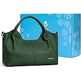 BOSTANTEN Genuine Leather Purses for Women Designer Handbags Crossbody Shoulder Bags Top Handle Satchel with Adjustable Strap