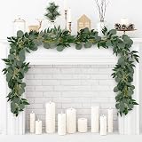 Famibay 6.5Ft Artificial Eucalyptus Willow Garland Green Decor view 5