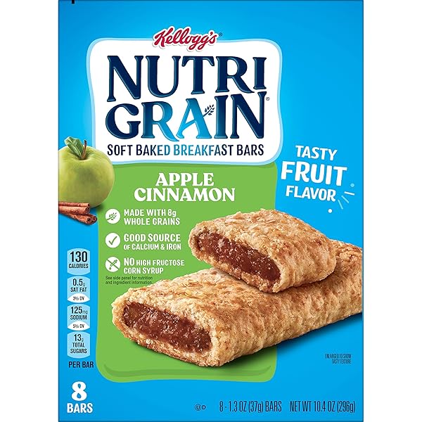 KELLOGG’S NUTRI GRAIN BAR APPLE CINNAMON (16 BARS)