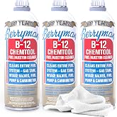 SMA ProQor Towel with Berryman B-12 Chemtool 0116 (3 Pack) - Fuel Injector Cleaner, 15oz | Carburetor &amp; Fuel System Cleaner Additive for Cars