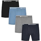 Champion Men's Cotton Stretch Boxer Brief-boxer Briefs With Moisture-wicking, Odor Control &amp; No Ride-up Fit-4 Pack (S&ndash;xl)
