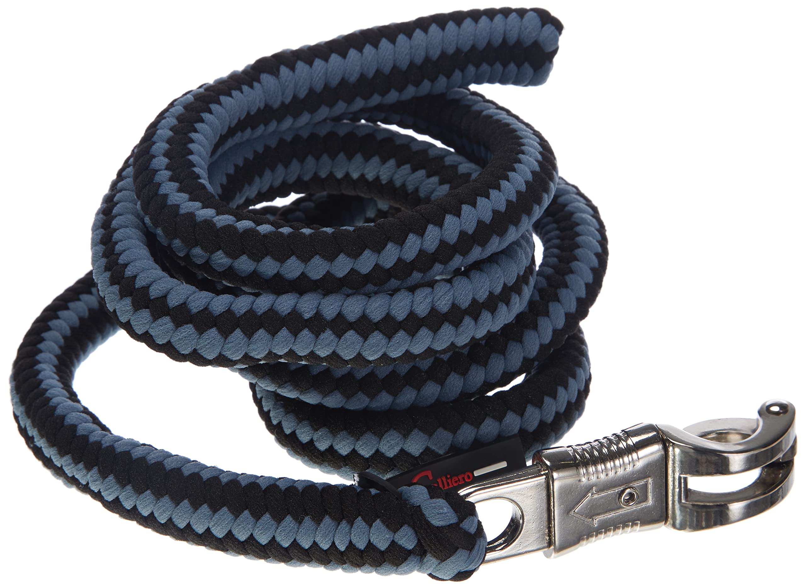 Kerbl Hippo Lead Rope With Panic-Hook - Black/Silver