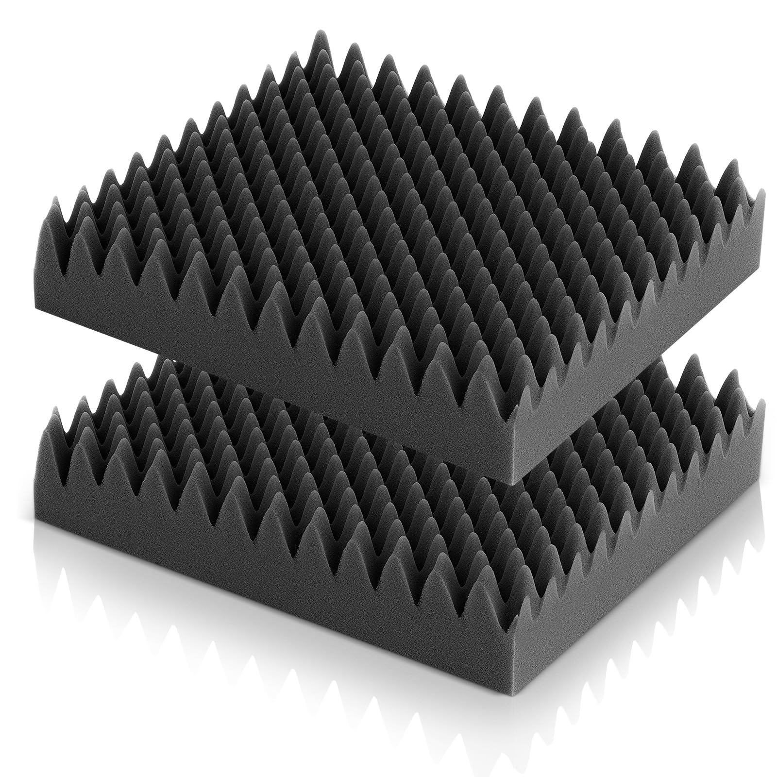 Photo 1 of Geiserailie 2 Pcs Egg Foam Pad Egg Chair Cushion to Relieve Back Foam Seat Cushion Chair Accessories Pad for Office Recliner Wheelchair Home Car (Dark Gray)