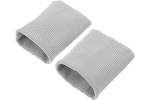 Baluue Knitted Ribbed Cuff Fabric Pair Grey Sleeve and Pant Leg Extension Tubular Stretch Material