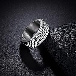Udolfly Mens Fidget Rings Anxiety Rings for Men