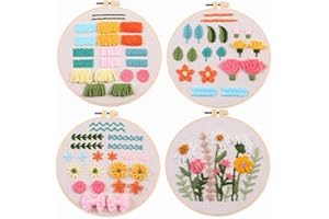 Myfelicity Punch nedle kit,Punch Needle Kits Adults Beginner,Learn Various Needlework Techniques for poking Embroidery