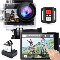 Amazon.com : icefox Action Camera 4K 60FPS 20MP,131FT Underwater ...