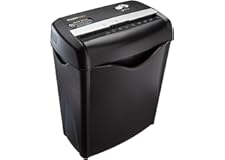 Amazon Basics 6-Sheet Cross-Cut Paper and Credit Card Home Office Shredder