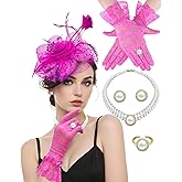 Bnsikun Fascinators Hat for Women Tea Party Hat Headband Flower Mesh Ribbons Feathers Clip Tea Party Headwear