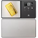 Greater Goods Precision Pocket Scale, 300g x 0.01g Digital Milligram Scale | Gram Scale for Jewelry, Coins, Herbs &amp; Powders, Six Weighing Units, Piece-Counting Mode &amp; Lid That Doubles as a Weighing Tray