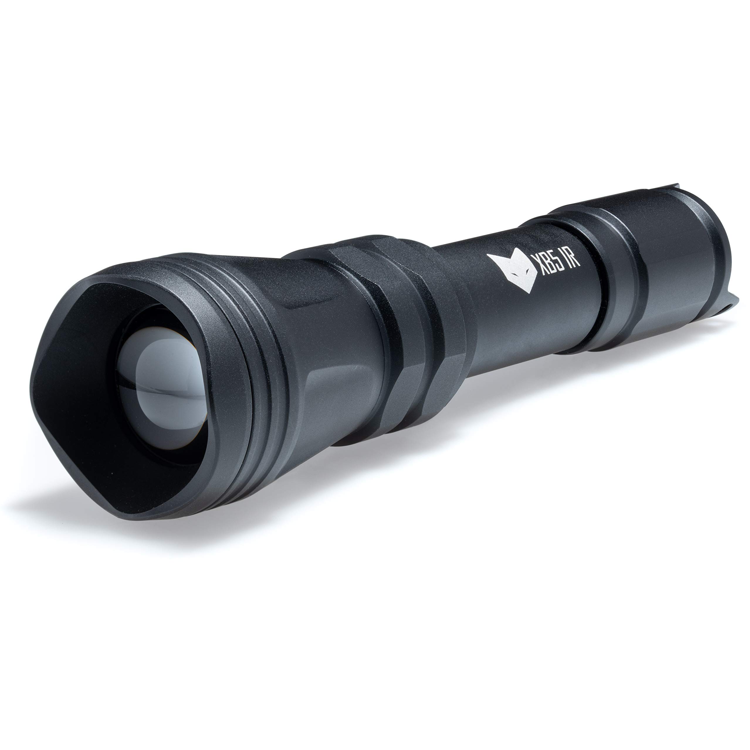 Nightfox XB5 Infrared Torch, 940nm Covert IR Illuminator for Night Vision, 5W LED, Ultra-Low Glow, Rapid Focus, Dimmable, Battery Not Included