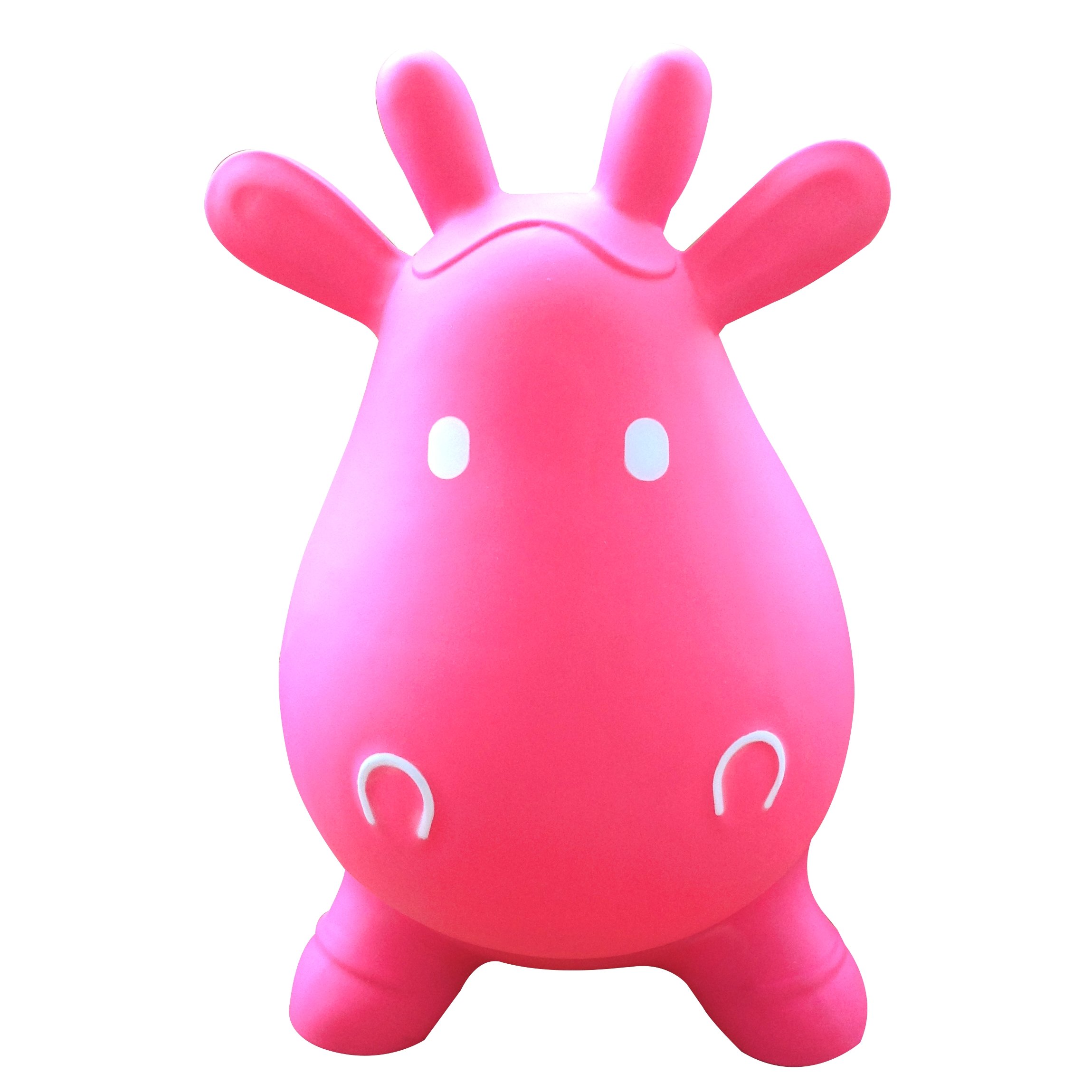 AppleRound Inflatable Ride-on Bouncy Animal Hopper – Horse, Cow or Unicorn – Kids Space Hopper Bouncer with Hand Pump – Jumping Toy for Indoor/Outdoor Play
