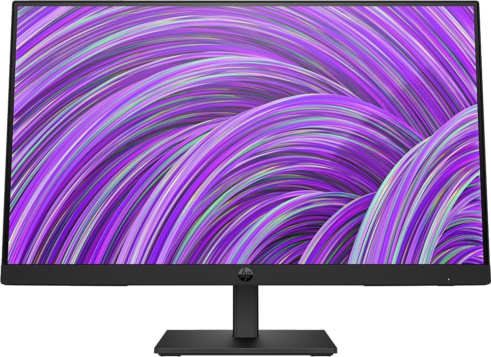 HP P22h G5 22 Inch FHD IPS Monitor 75Hz HDMI DP VGA Dual Speakers Black
