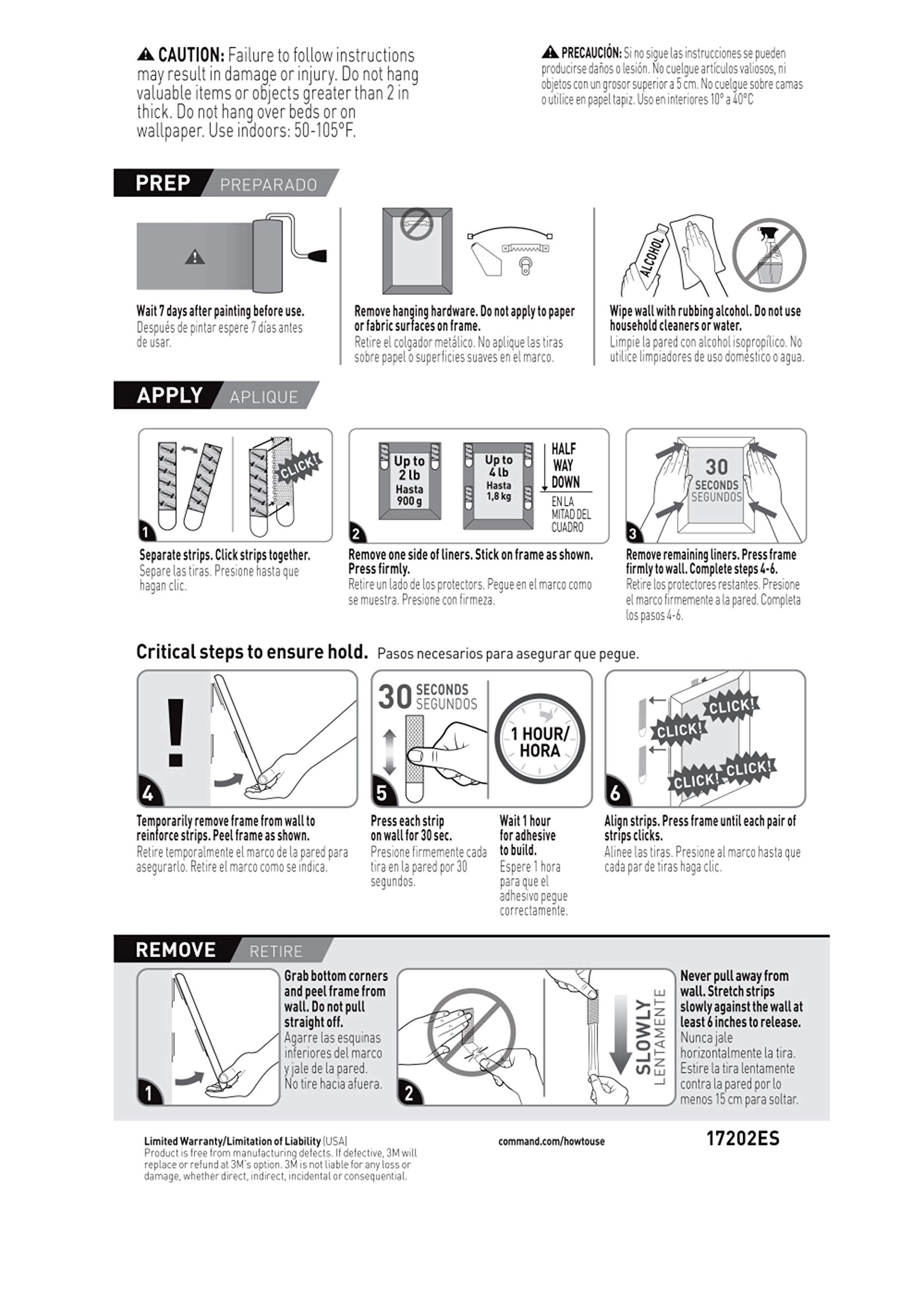 Command 4 lb Small Picture Hanging Strips 18 Pairs (36 Command Strips), Damage-Free Hanging Picture Hangers, No Tools Wall Hanging Strips for Home Decor, White Adhesive Strips