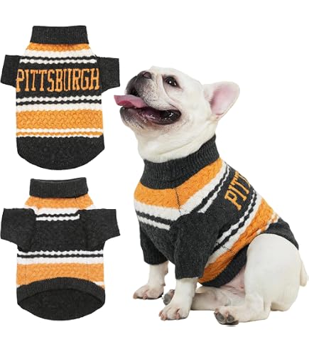 sweater for dogs Sporty Stripe Sweater Beige / XL